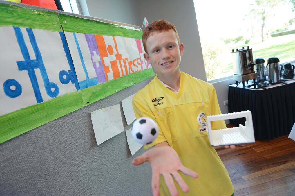 Taree High School student Brandon Wallace organised a sport day for year seven. 