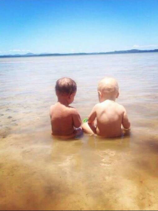 "Growing up in the beautiful MidCoast area with a best mate by your side". Photo: Kiera Davies. 