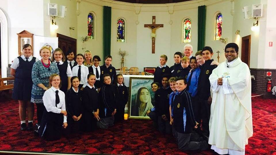 St Joseph's Primary School students enjoyed mass at Our Lady of the Rosary Catholic Church, Taree.