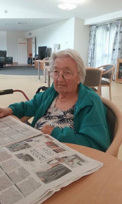 Reading the Manning River Times at 99