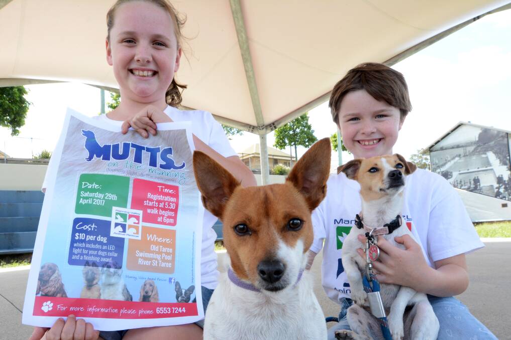 Puppy power: Manning Valley Animal Rescue are holding the Mutts on the Manning walk on April 29.