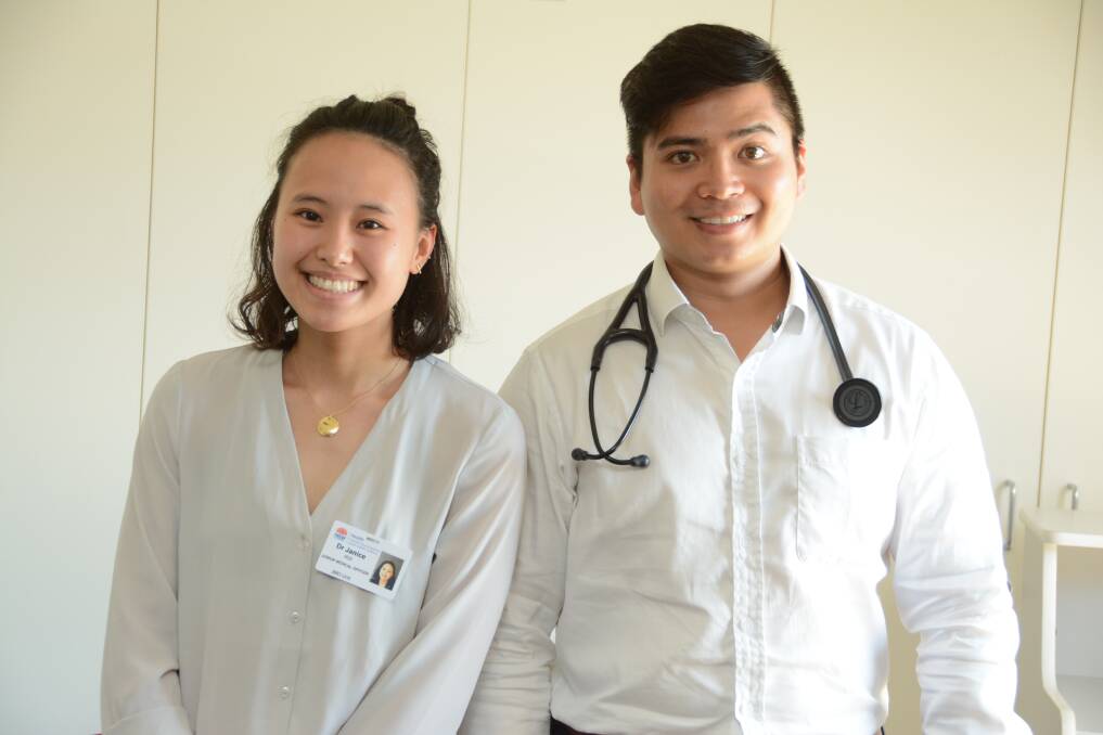 Dr Janice Hui and Dr Robindro Chatterji like the “friendly” feel of Taree and Manning Hospital. 