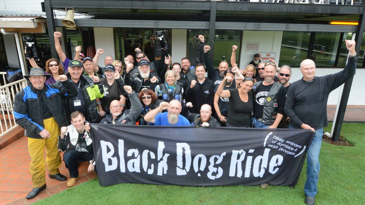 Taree Black Dog Ride co-ordinator Mike Hudson was impressed by the number of riders and clubs that turned up for the ride, in spite of the bad weather. Mike said they plan to run the event again next year. 