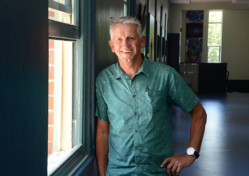 Farewell: Gary Curtis is saying goodbye to teaching art after 27 years at Forster and Taree schools. He looks forward to pursuing his own art-making.