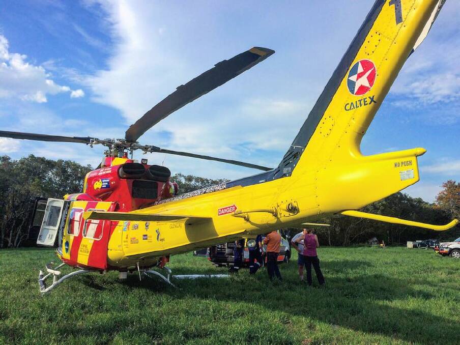 The Westpac Rescue Helicopter Service was tasked to two accidents in the Manning over the weekend. 