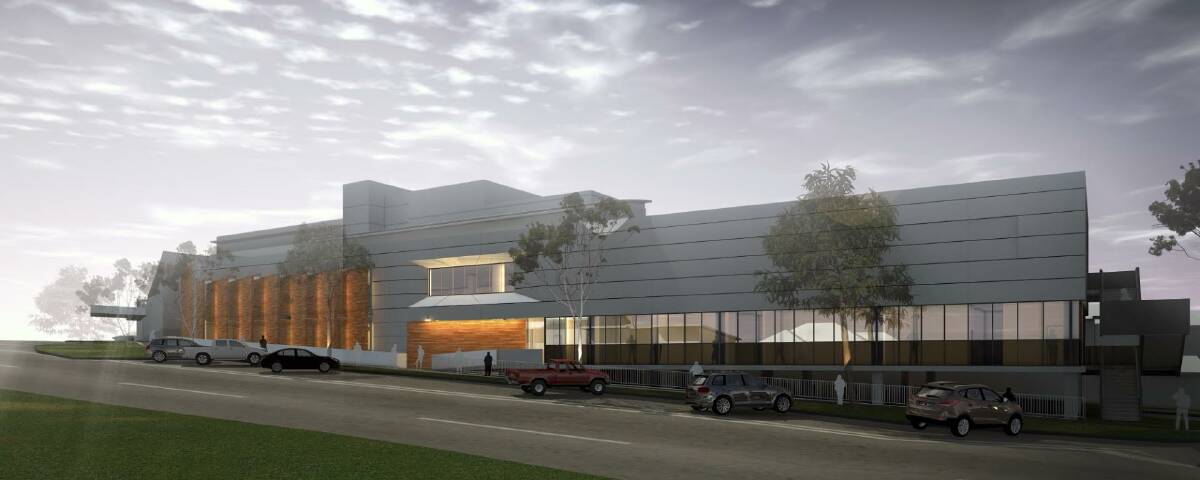 Artist’s impression of new the building at Manning Hospital. 
