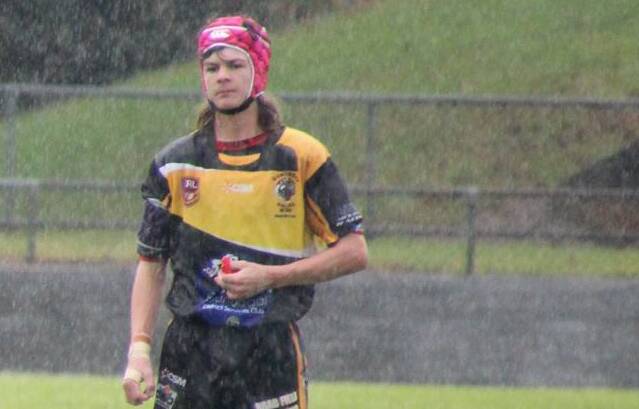 Lui playing for the Gundagai Tigers earlier this year. Picture: Supplied