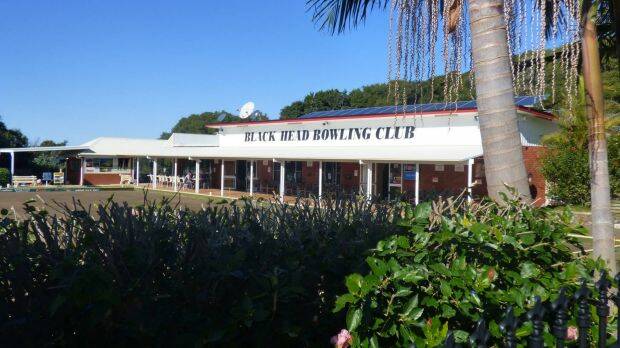 A three-year-old girl died when a monument at the Black Head Bowling Club fell, crushing her.  Photo: Facebook: Black Head Bowling Club
