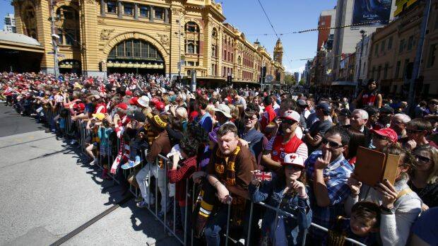 Huge crowds can feel strange. Photo: Eddie Jim
