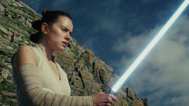 Daisy Ridley plays Rey in Star Wars: The Last Jedi. Photo: Lucasfilm
