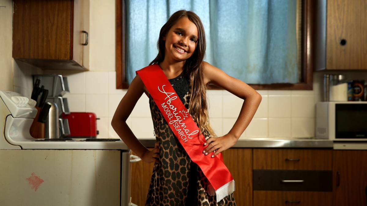 Aboriginal Model Search Finalist Mia Gundy. Photo: Marina Neil, Port Stephens Examiner
