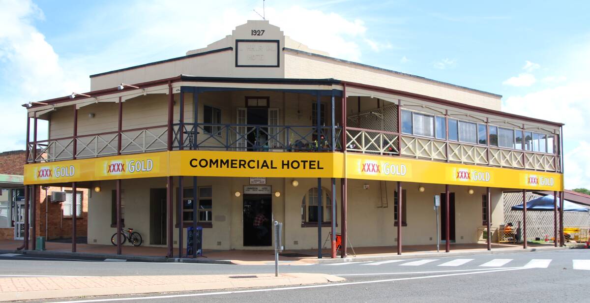 The Commercial Hotel on the corner of Railway & Crescent Street in Gatton. Photo: Supplied
