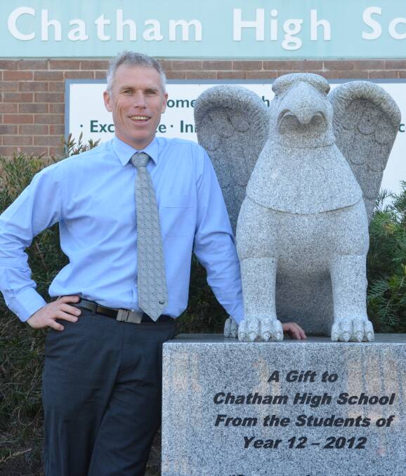 A new role: Daryl Irvine arrives at Chatham High School after working at a number of schools across the State. The new principal hit the ground running at the school after starting on August 8.