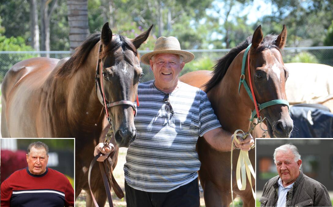 Under fire: Main photo: Cliff Bashford at the Country Championships at Taree's in February. Inset: Jim Delaney (left) and Cliff Bashford (right).