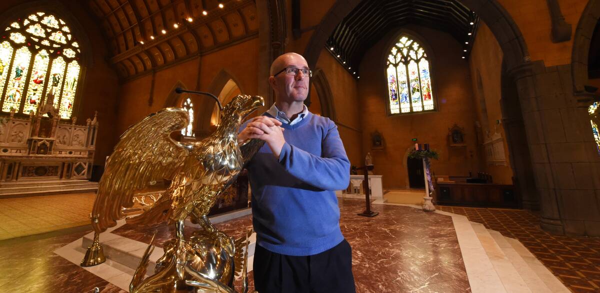 New approach: Vicar-general Justin Driscoll says the church has a mountain of work ahead of it to regain trust in the community. Picture: Jeremy Bannister 