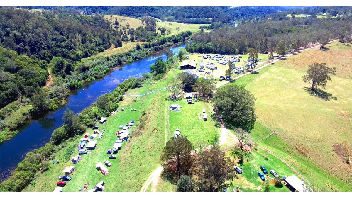 The Longview Farm Party is a family friendly camping event situated at a river front property on the Nowendoc River at Caffreys Flat (west of Wingham).