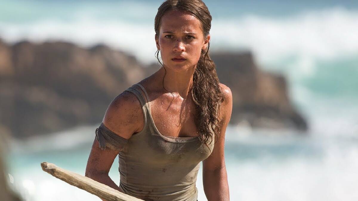 Next gen: Alicia Vikander steps into the large shoes vacated by Angelina Jolie as Lara Croft and matches her athleticism.