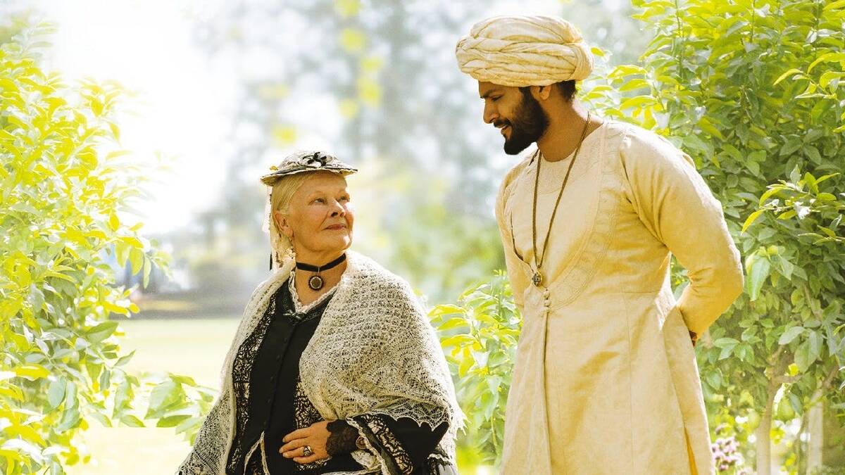 The friendship between Queen Victoria (Judi Dench) and Abdul Karim (Ali Fazal) was erased from royal records but later uncovered by an Indian journalist. Photo: Universal