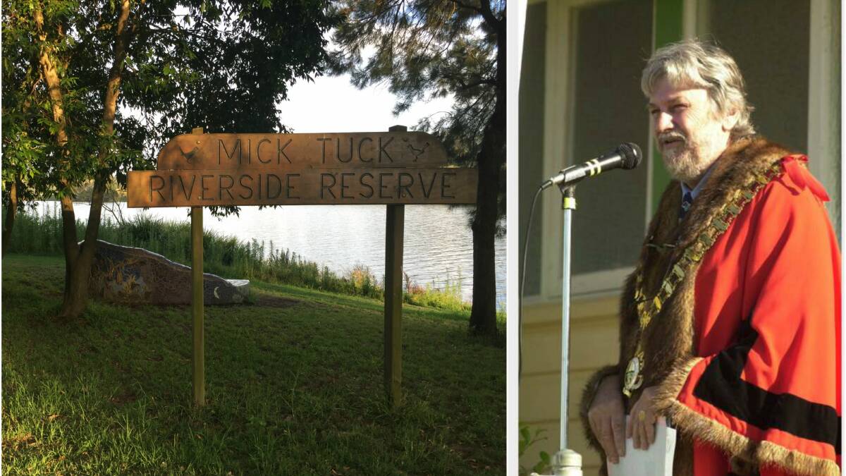 What’s in a name? Mick Tuck Riverside Reserve, Wingham