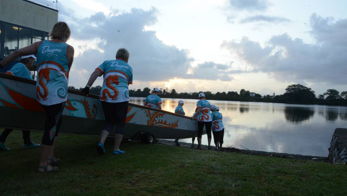Early starts for Manning River Dragons in preparation for the Forster regatta.