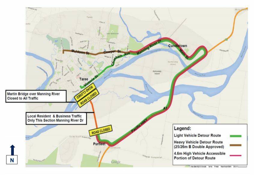 Martin Bridge detour route: It is expected the bridge will be closed to all traffic for about five weeks beginning July 1.