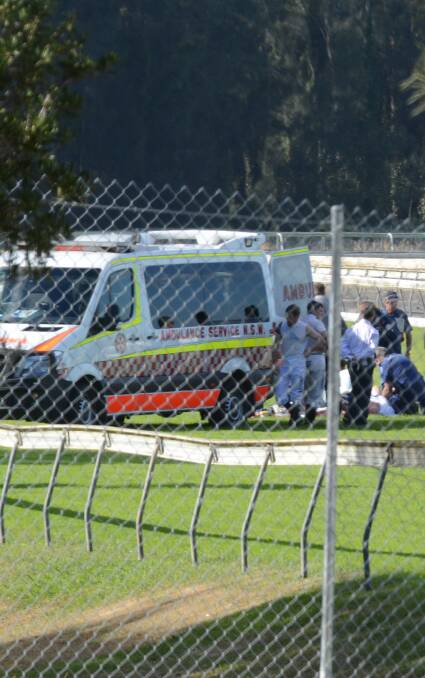 Race fall: In the wake of the shocking May 23 accident Taree-Wingham Race Club chairman Greg Coleman is insistent "it's not an issue with the staff".