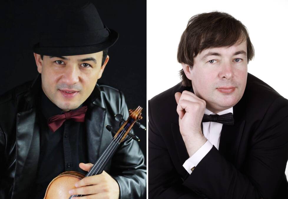 Classical performance: Violin virtuoso Attilla Sautov and German pianist Oleg Poliansky will present a classical performance at St John’s Anglican Church in Taree on June 30.