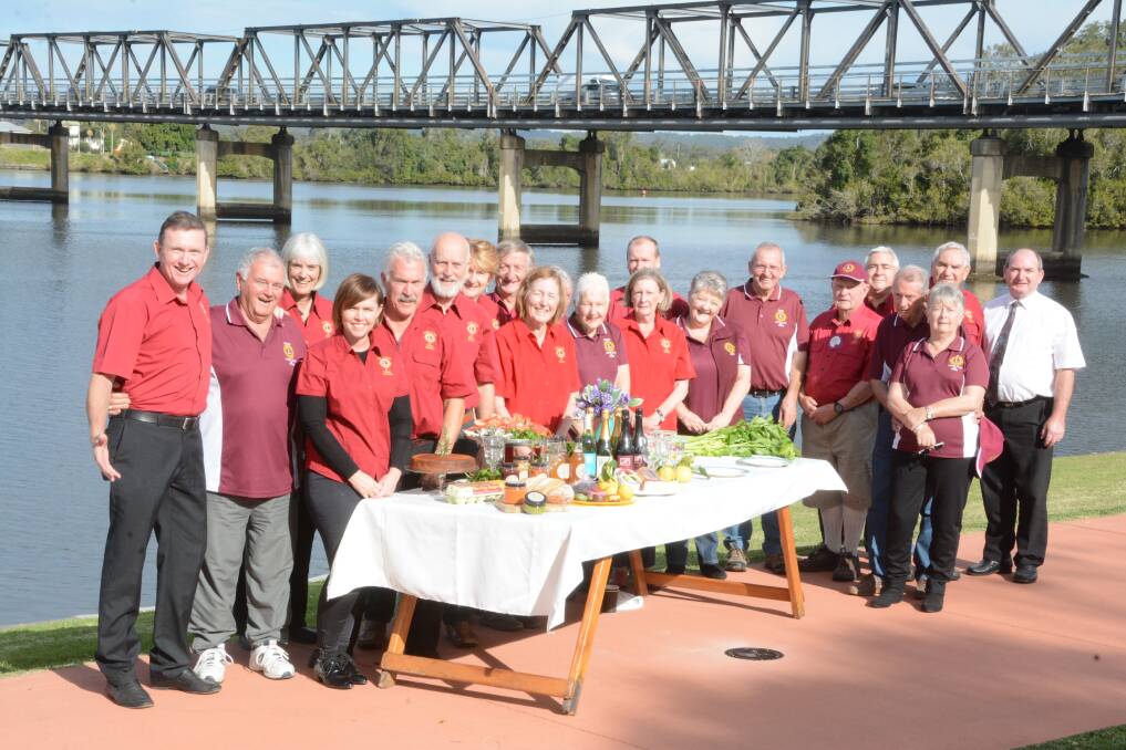 Campaigning: Taree Lions Club members seek to secure $20,000 from the NSW government to contribute to the purchase of a $40,000 semi-permanent marquee for TasteFest 2017.