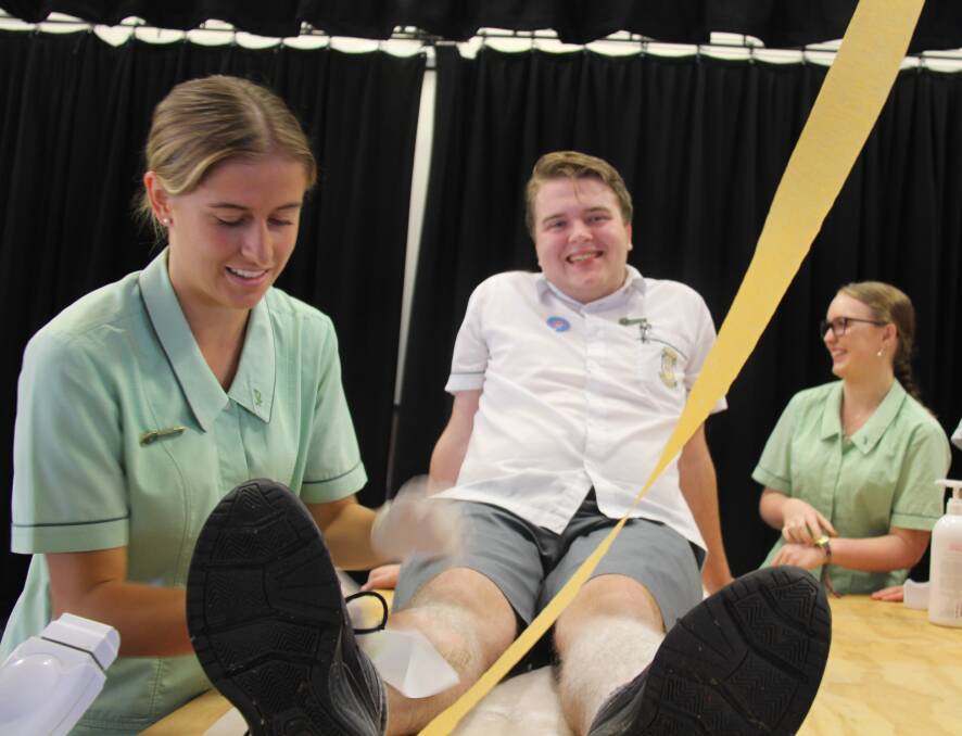The smile was fleeting as Sam Richardson waited to have the hair removed from his legs with hot wax.