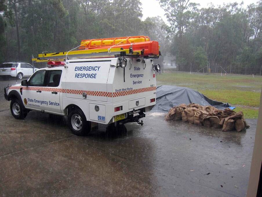 NSW SES commands on the Mid North Coast have had anything but a Christmas break over the past four days as wild electrical storms rip through the region. Photo: South West Rocks SES.