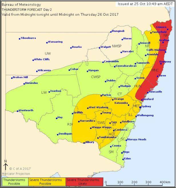 Weather: Severe storms predicted across Mid North Coast