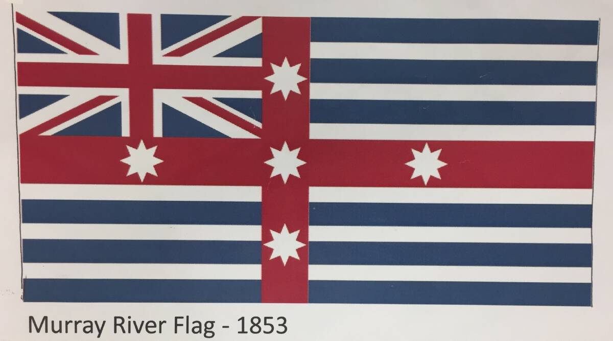 The Murray River Flag was an unofficial flag in 1853.