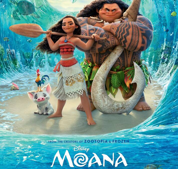 The movie scheduled to be shown is Moana, which is rated G, and can be enjoyed by all ages.