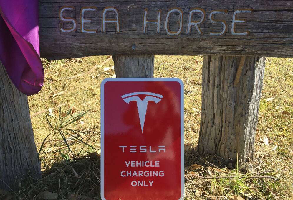 Tesla vehicle chargers have been introduced at Diamond Beach
