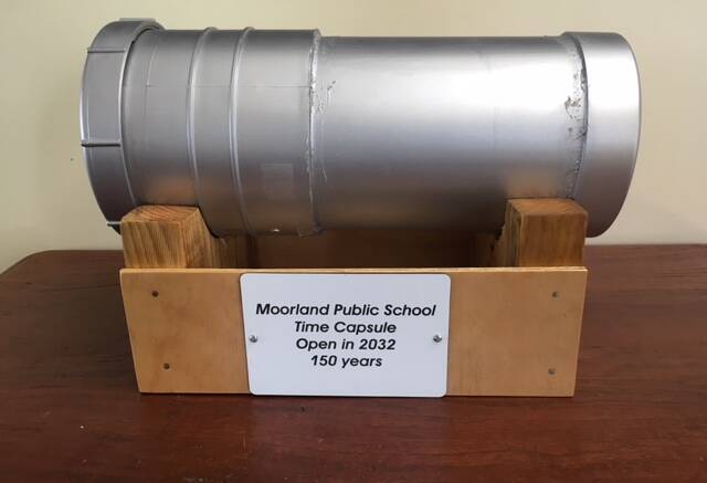 The time capsule will be kept safe until its big moment arrives in 2032.