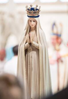 Our Lady of Fatima statue.