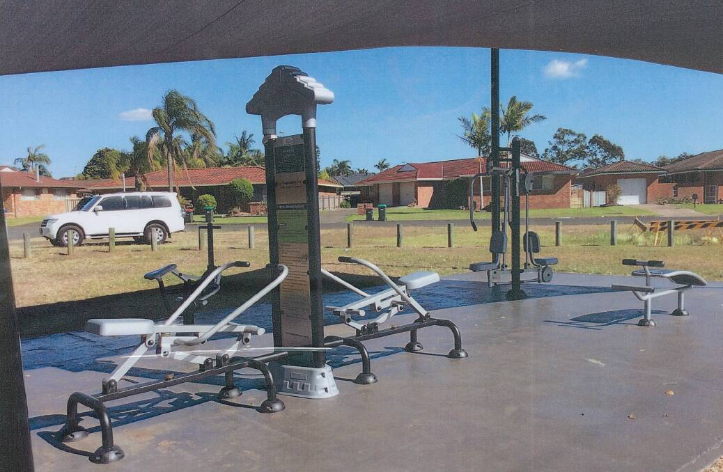 Health initiative: The fitness station at Taree Rec Grounds, pictured, is what Wingham will gain in Central Park if funding is forthcoming. Photo: supplied.