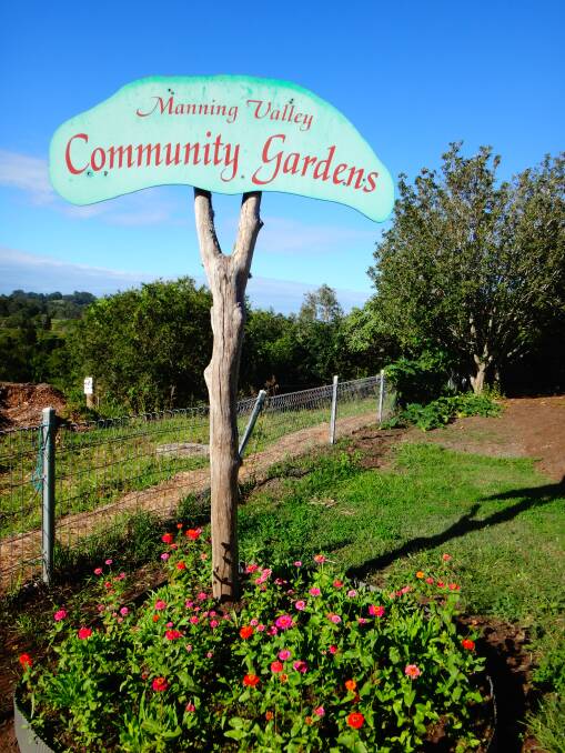 Manning Valley Community Gardens, behind the Old Courthouse in Farquhar Street, Wingham, is the venue for the Bees Wax Wraps Workshop. Photo: Chelsea Hands