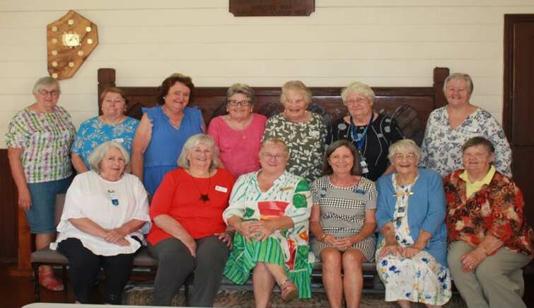 Wallamba and Forster CWA members with NSW CWA president Mrs Joy Beames during her visit to Wallamba Branch. Picture supplied.