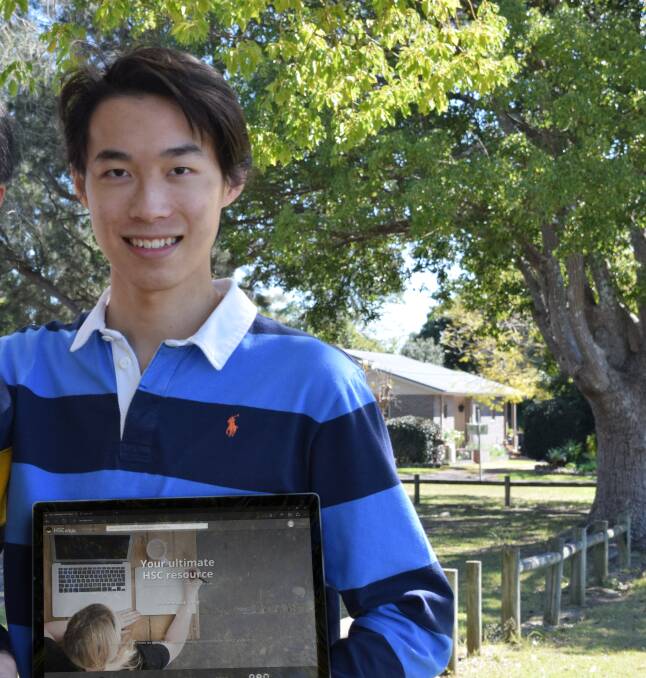 Thomas Tsang developed an app called HSCNinja to help HSC students with their studies while he was at St Clare's High School.