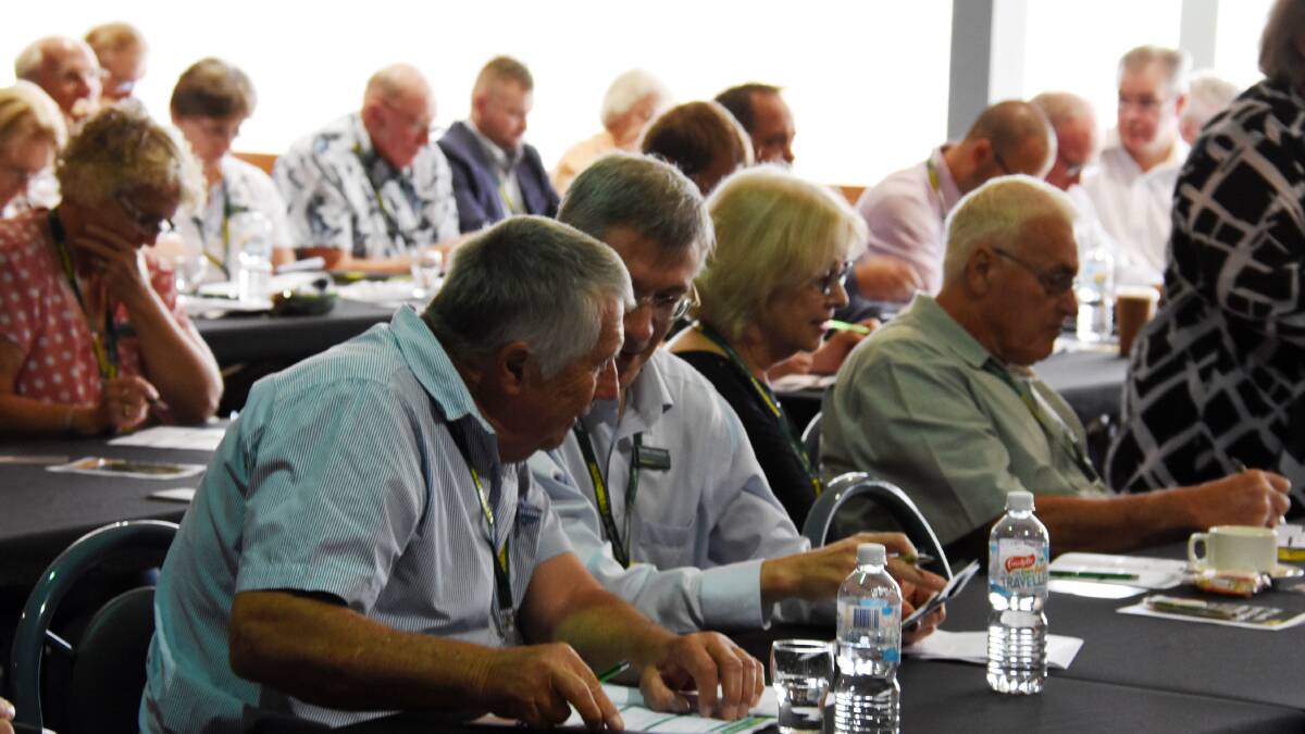 Nationals members from Tea Gardens/Hawkes News up to Tweed Heads converged on Wingham for the Nationals North Coast regional conference. Photo: Scott Calvin
