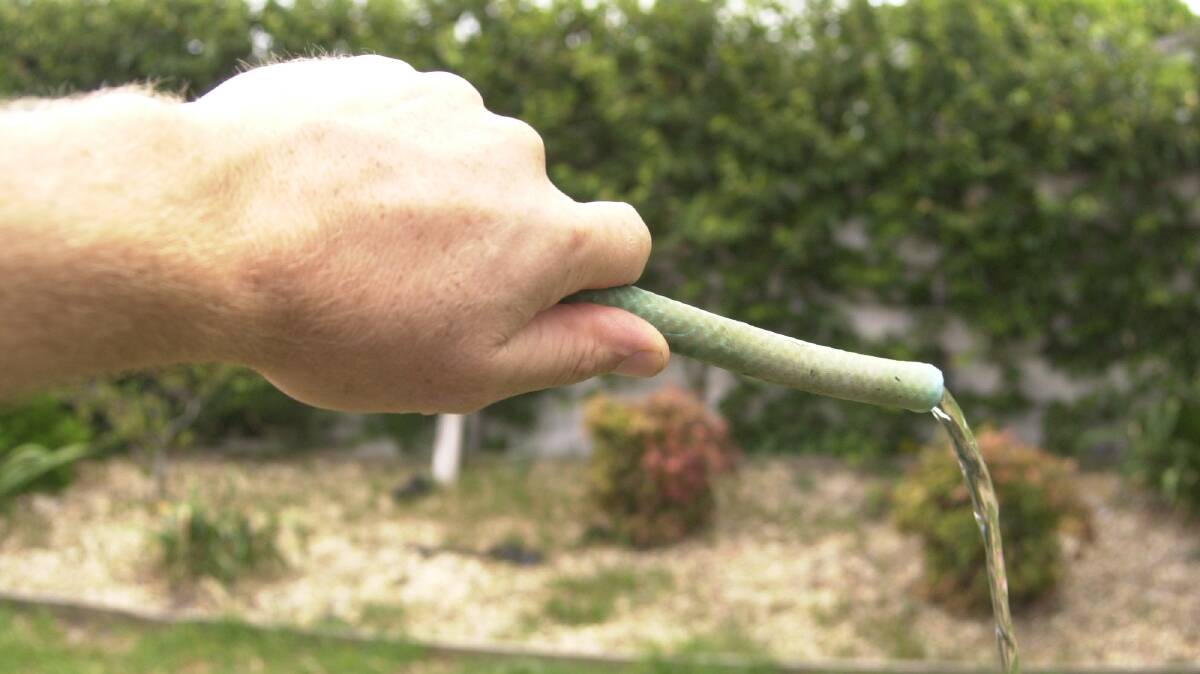 Hand-held hoses can only be used for one hour a day on odd or even days due to moderate water restrictions.