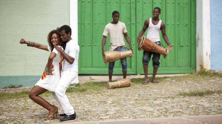 Young black couple dancing salsa in Trinidad, Cuba. Photo: iStock