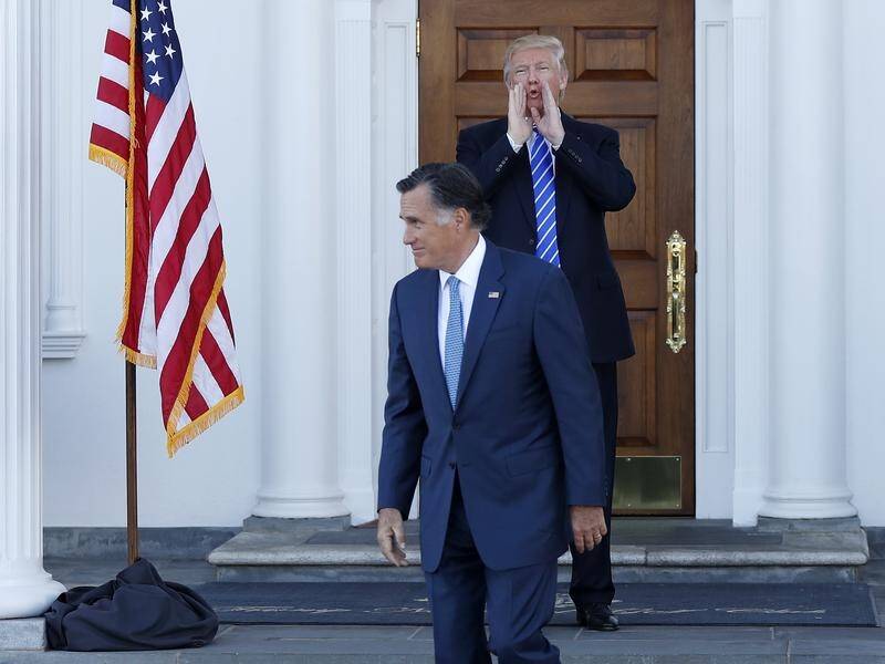 Mitt Romney, who lost in Republican presidential primaries to Donald Trump, is in a Senate race.