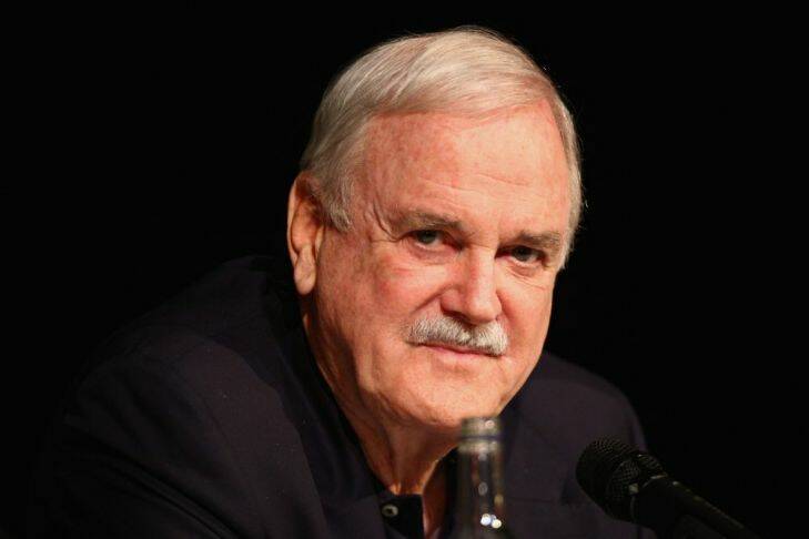 LONDON, ENGLAND - JUNE 30:  John Cleese attends a press conference ahead of their upcoming tour at the O2 Arena ????????Monty Python Live???????? at the London Palladium on June 30, 2014 in London, England.  (Photo by Dave Hogan/Getty Images) Photo: Getty Images
