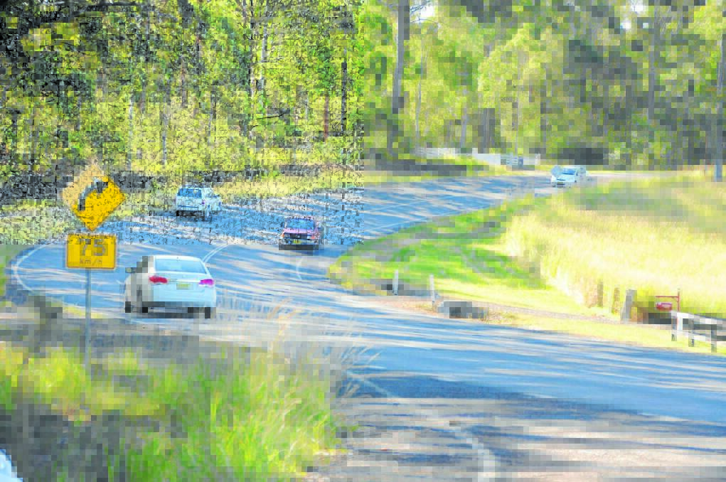 The Lakes Way at Rainbow Flat was named the third worst road in the North Coast in a NRMA survey.