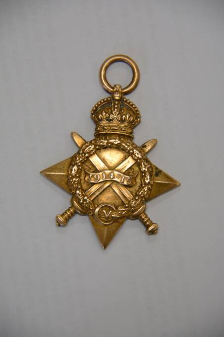 Mr Elbourne was pleased the medal, the 1914-15 star, was in such good condition.