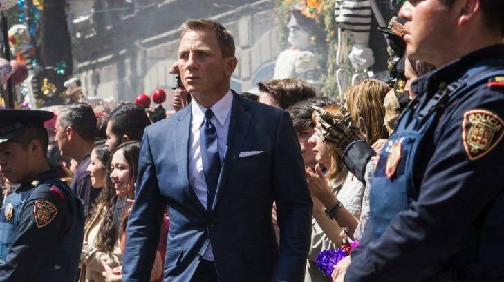 The latest film in the franchise Spectre (2015) did not feature smoking by any major associate of Bond.  Photo: Stephen Vaughan