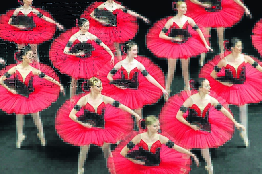 Andrea Rowsell Academy of Dance students in the Open Classical Ballet Group open age section of the Taree and District Eisteddfod. Pictured are Colleen Connelly, Joanna Drake, Taylah Hockey, Shaye Whitton, Nathalie Massin, Mikayla Atkins, Tanaya Wrigley and Bianca Heiss.
