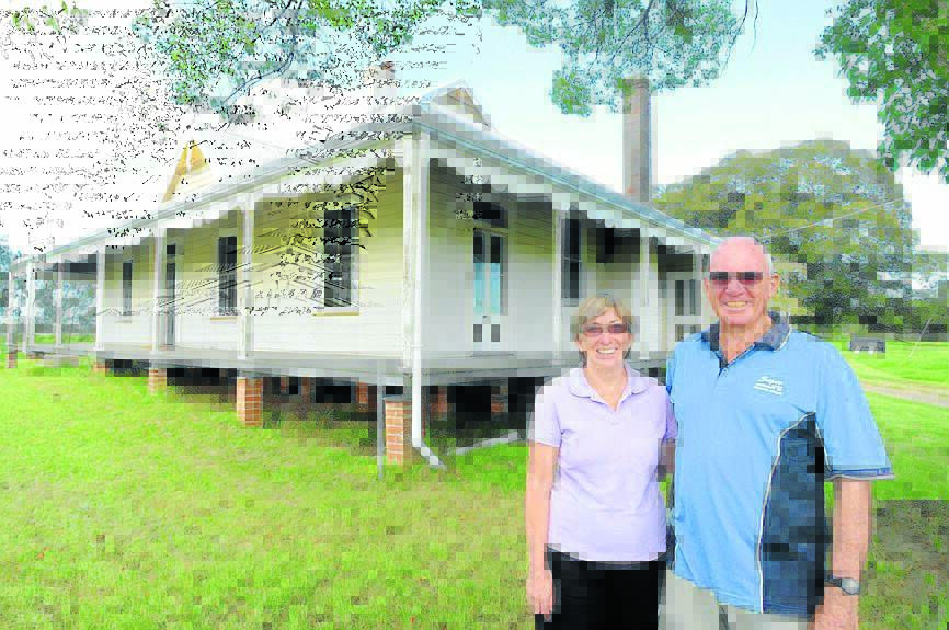 Margaret and Bob Edwards outside the Croki home that has been in Bob's family for three generations.